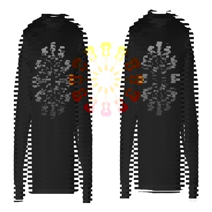 新しいアコースティックギターピックギターギフト愛音楽男性ギター 長袖Tシャツ ギフトのアイデア