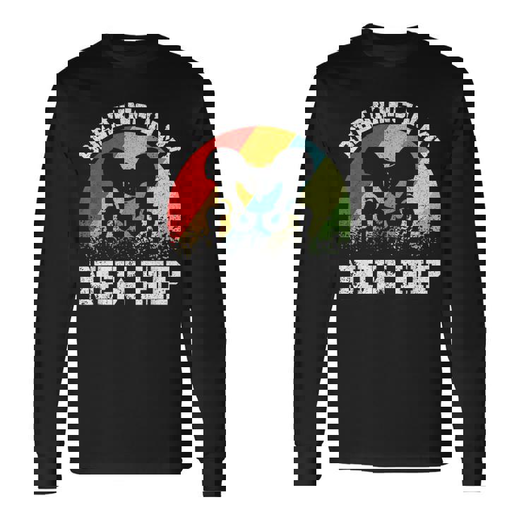 新しい股関節の慣らし 股関節置換手術 長袖Tシャツ