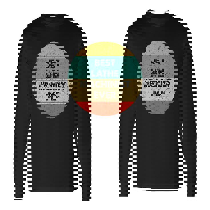 旋盤機械工シャツ 長袖Tシャツ