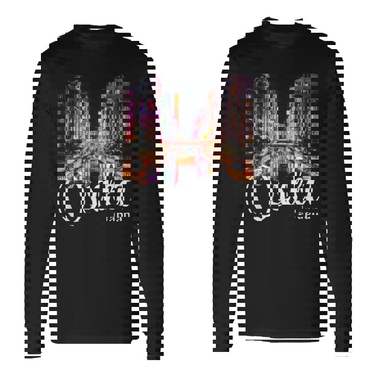 日本 大阪 お土産 大阪 長袖Tシャツ