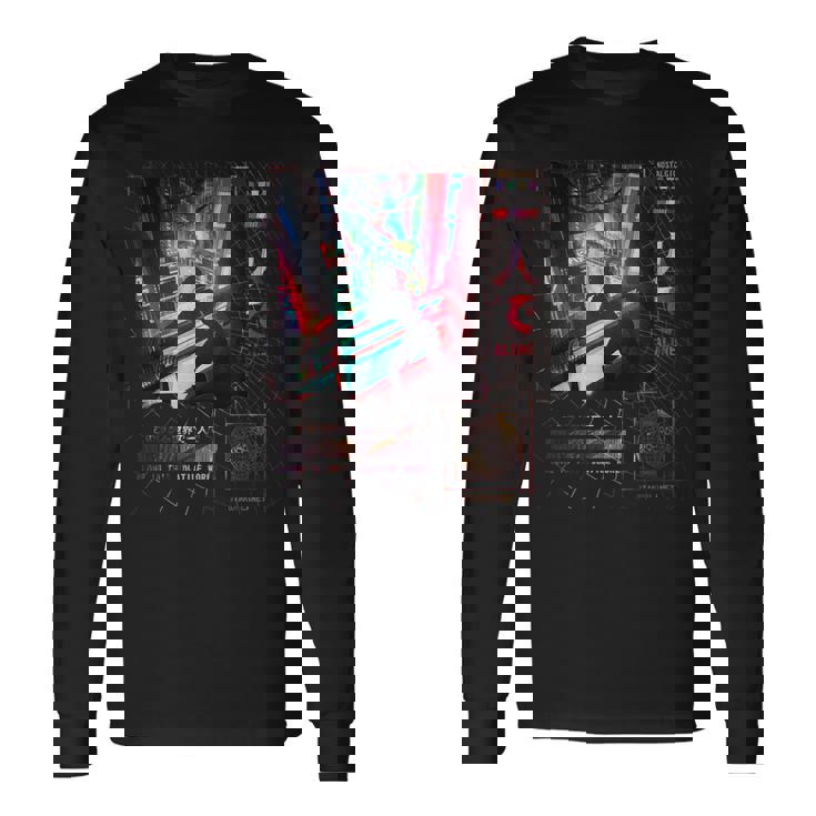 日本のサイバーパンク ヴェイパーウェーブ アニメ 美学 長袖Tシャツ