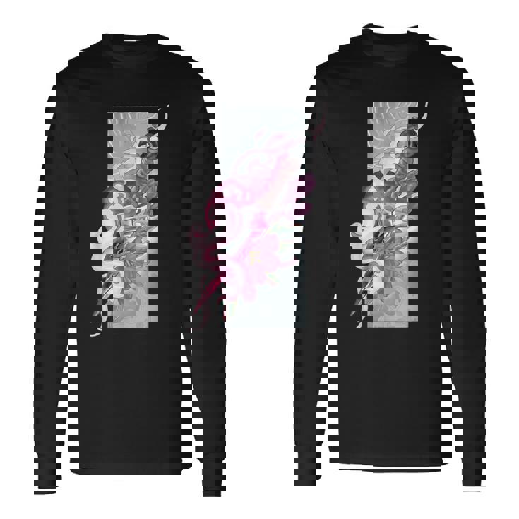 日本の手裏剣 アニメ 長袖Tシャツ