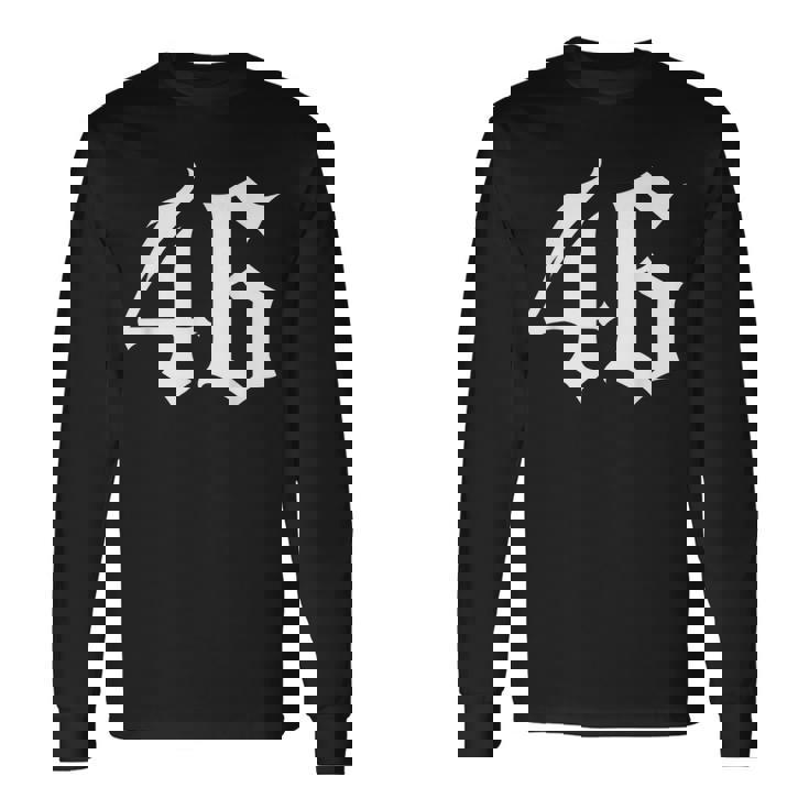 旧英数字 46 46 長袖Tシャツ