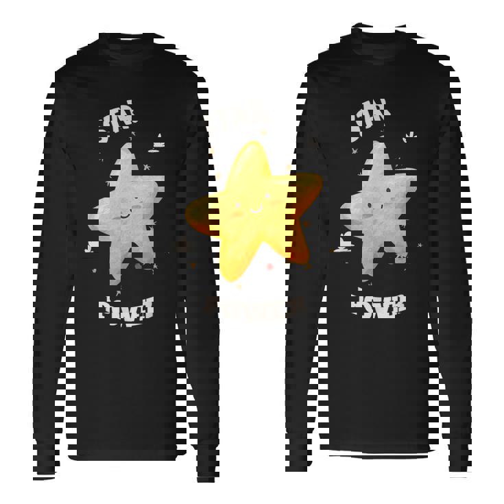 星 宇宙 銀河 月 夜 天文学 かわいい 星空観察 愛 長袖Tシャツ