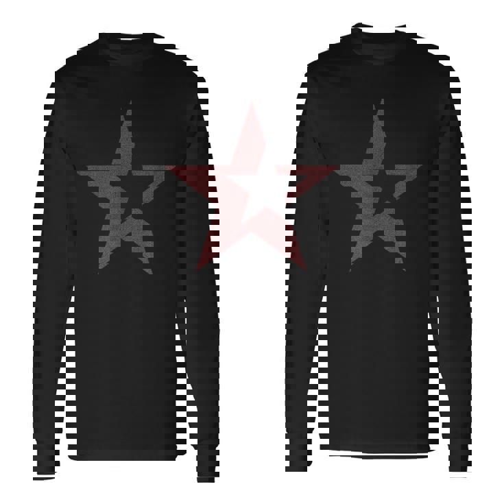 星 星柄 スター メンズ 半袖 ロック アメリカン おしゃれ かっこいい 大きいサイズ 黒 春夏 Rockステラ 長袖Tシャツ