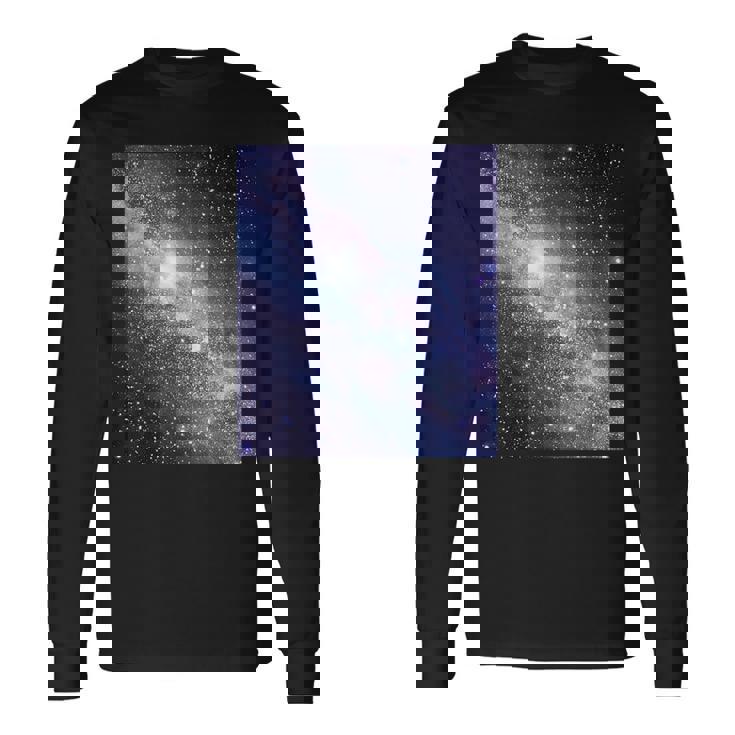 星空・宇宙・銀河《フルビッグプリント》【天体観測シリーズ】おしゃれ かっこいい デザイン 長袖Tシャツ