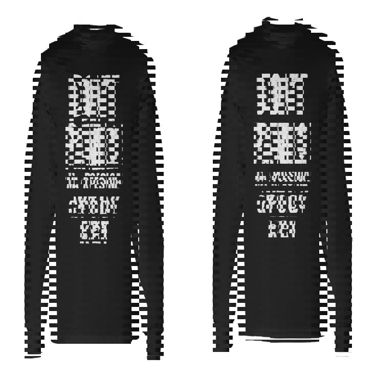 暗号学エキスパート 長袖Tシャツ