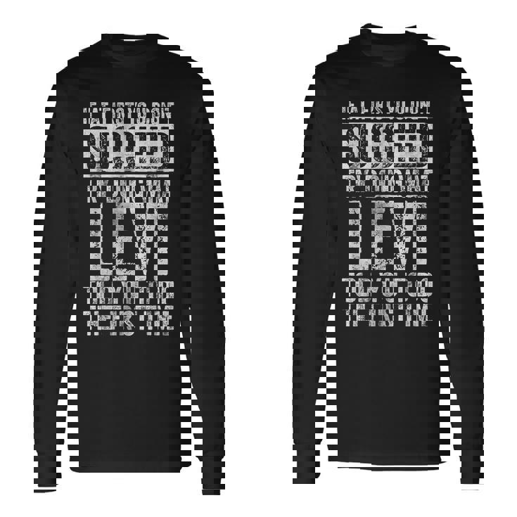 最初は成功しなかったら、リーバイスと同じことをやってみてください 長袖Tシャツ