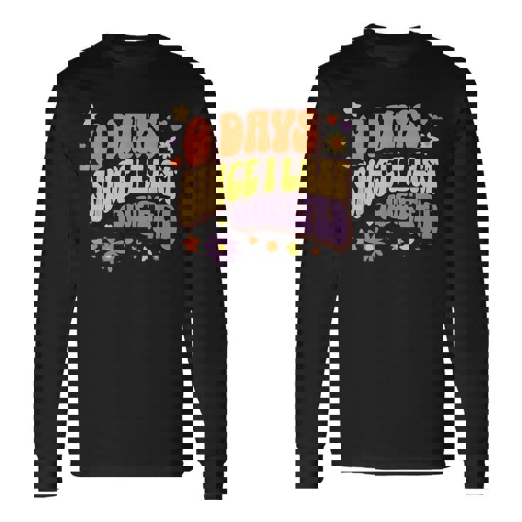 最後のキューフィングから0日間 キューフィング Queef 恥ずかしい 長袖Tシャツ