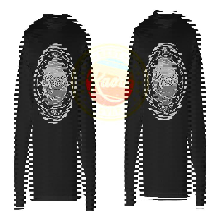 最高のカオリ これまでに面白いことを言うファーストネーム カオリ 長袖Tシャツ