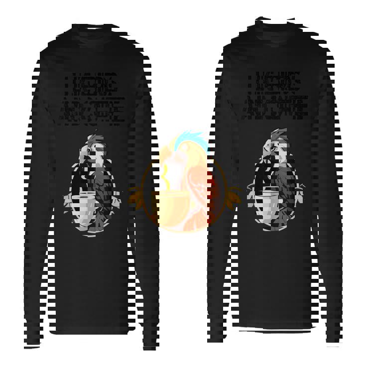 最高のバードアート メンズ レディース バードウォッチャー 長袖Tシャツ