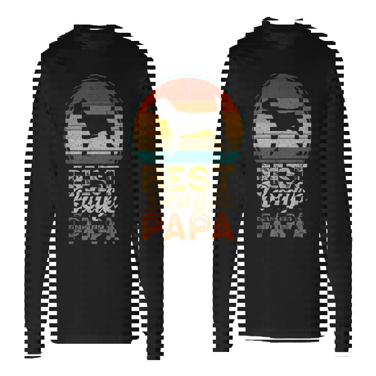 最高のビーグル・パパ、父の日 長袖Tシャツ