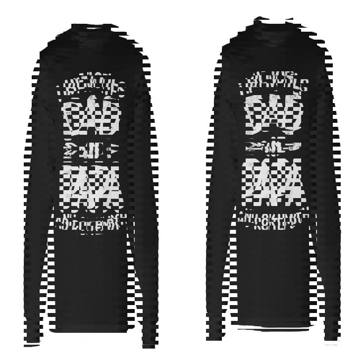 最高の父 面白いtシャツ 文字入り 夫婦 おもしろ 筆文字 面白い 服 オリジナル 父の日 文字 長袖Tシャツ ギフトのアイデア