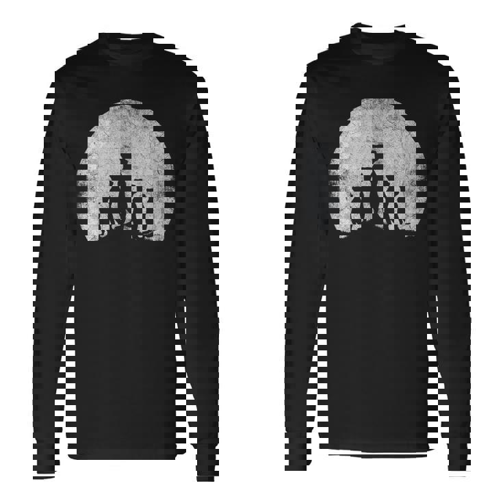 月かわいいミーアキャット 長袖Tシャツ ギフトのアイデア