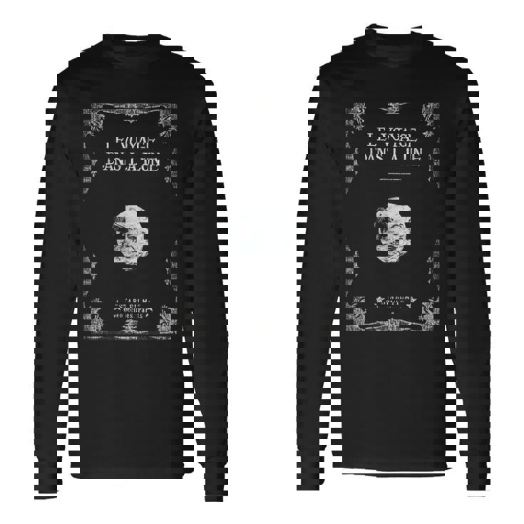 月世界旅行 1902 サイレント映画 ムーン・クラシック 長袖Tシャツ