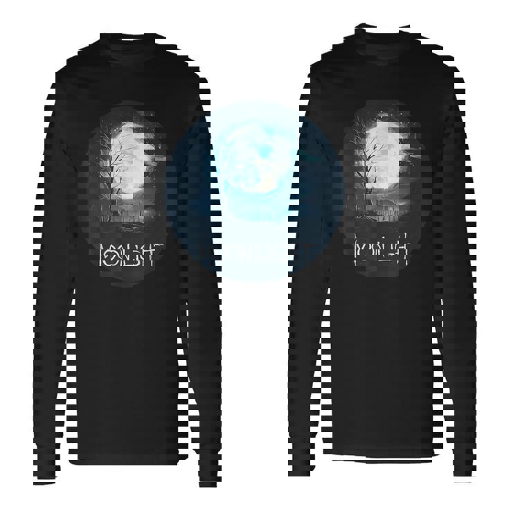 月光愛好家のための素晴らしい夜の服。 長袖Tシャツ ギフトのアイデア