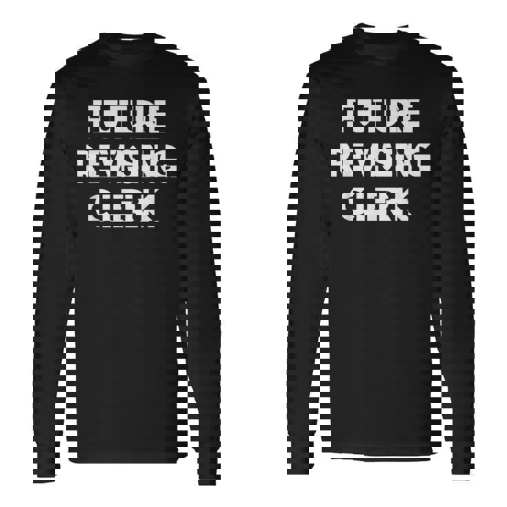 未来改訂店員 長袖Tシャツ