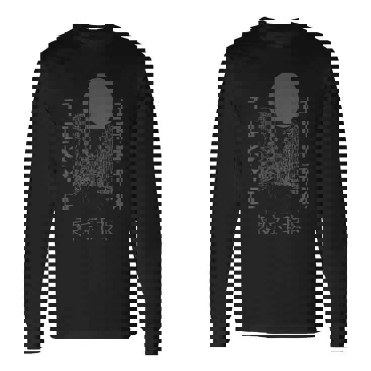 東京 日本 ヴィンテージ レトロ お土産 和 長袖Tシャツ