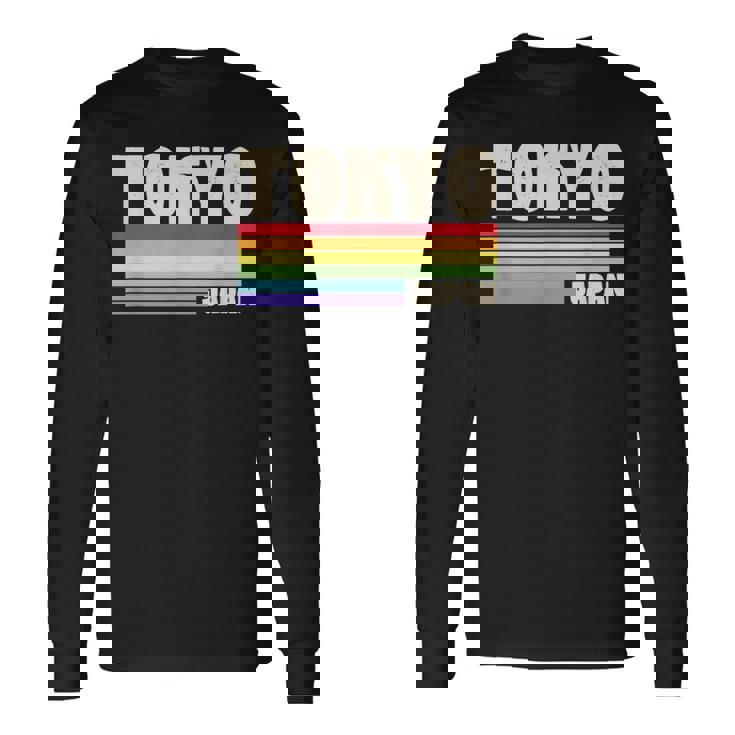 東京ジャパン レインボー ゲイプライド マーチ レトロ 70S 80S クィア 長袖Tシャツ