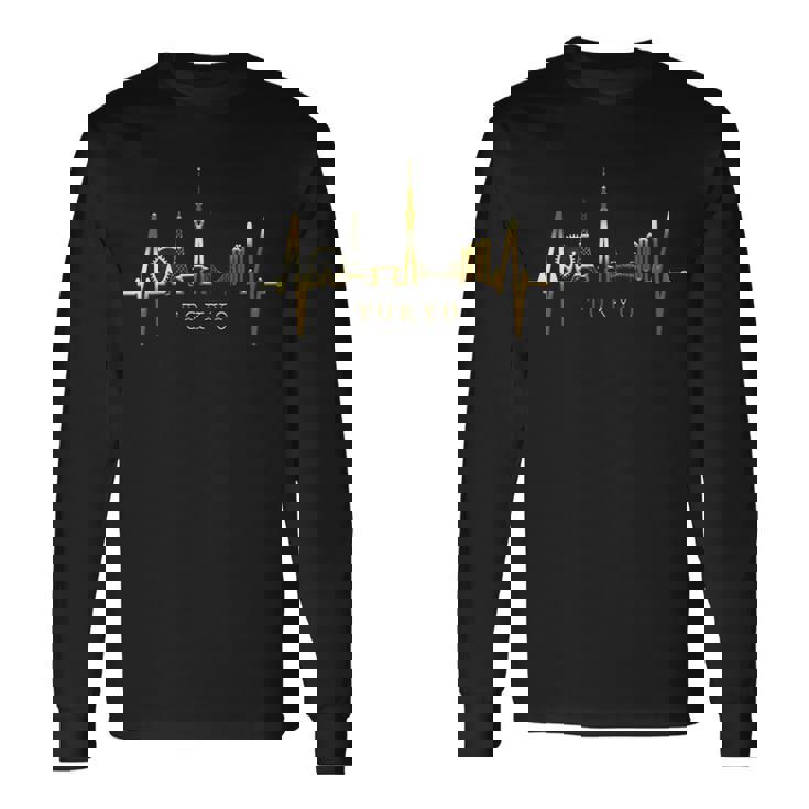 東京スカイライン ハートビート・ジャパン ファン・ハート アイ・ラブ・トーキョー I Love Tokyo 長袖Tシャツ