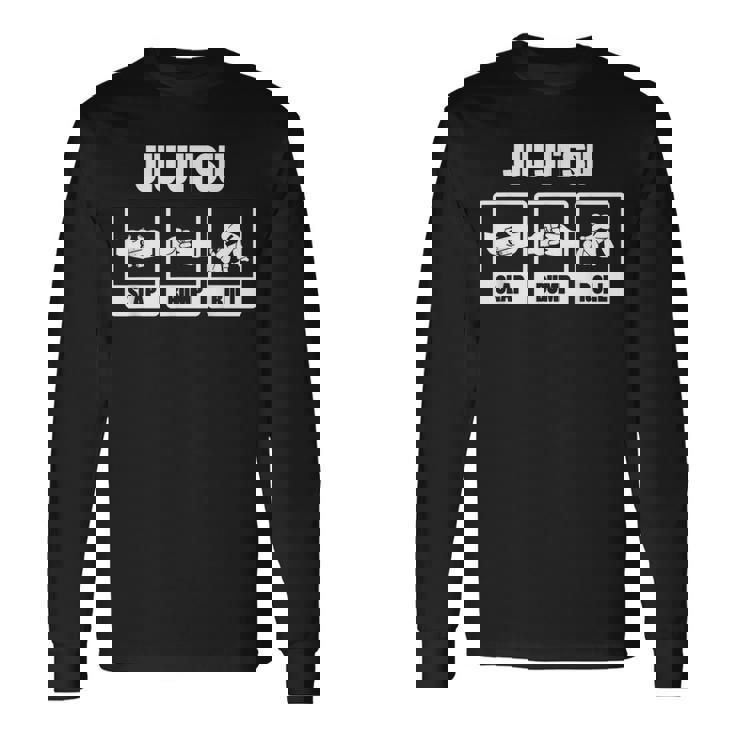 柔術 スラップバンプロール ブラジリアン柔術ギフト 長袖Tシャツ