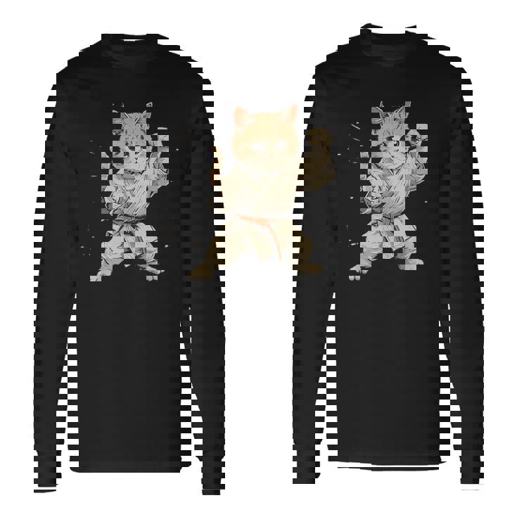 柔道猫 長袖Tシャツ