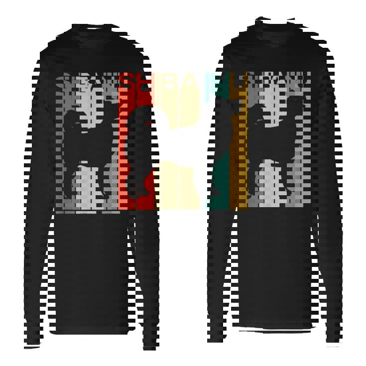 柴犬 犬 面白い 犬柴グッズ 長袖Tシャツ