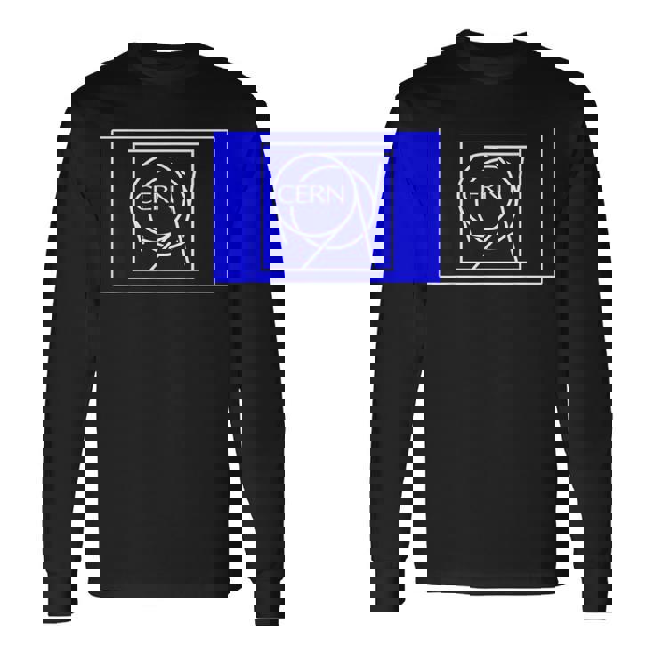 核研究のためのヨーロッパ組織 Cernフラッグ 長袖Tシャツ