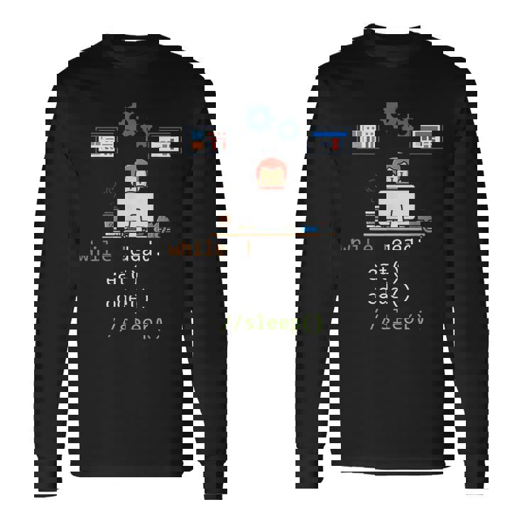 楽しいプログラミングpython Javascript Cコーディング 長袖Tシャツ