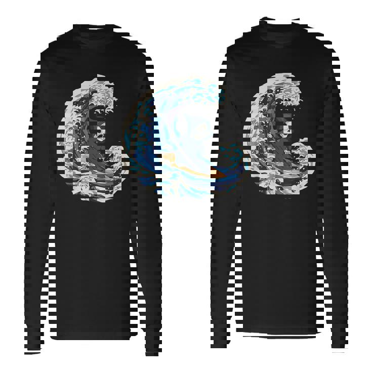 死神サーフィン 長袖Tシャツ