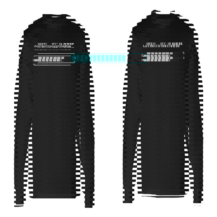 残業読み込み モーションデザイナーの現実 長袖Tシャツ