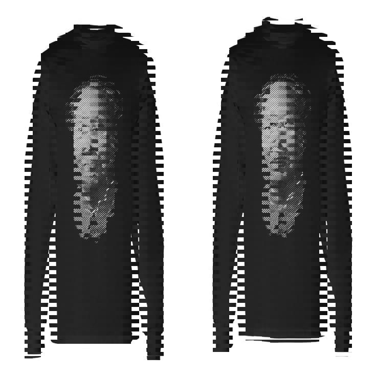 毛沢東会長 肖像画 長袖Tシャツ