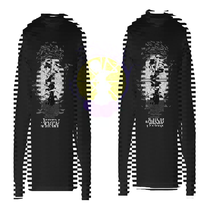 水曜シリーズ 水曜 ガラス窓付きチェロ演奏 長袖Tシャツ