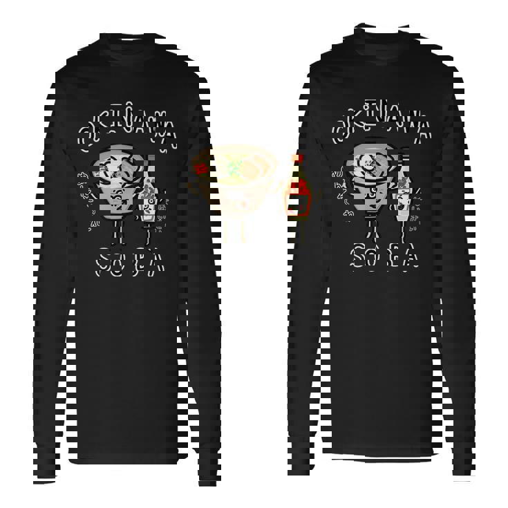 沖縄そばさん 長袖Tシャツ