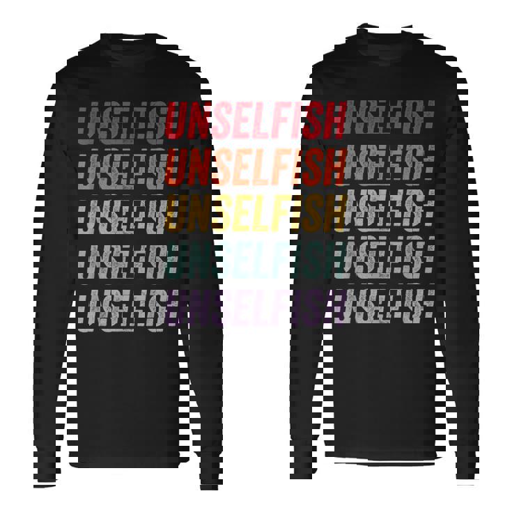 無利己的 長袖Tシャツ