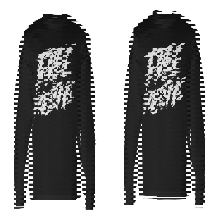 無料のパレスチナ抗議支援 ガザとエルサレムへのギフト 長袖Tシャツ