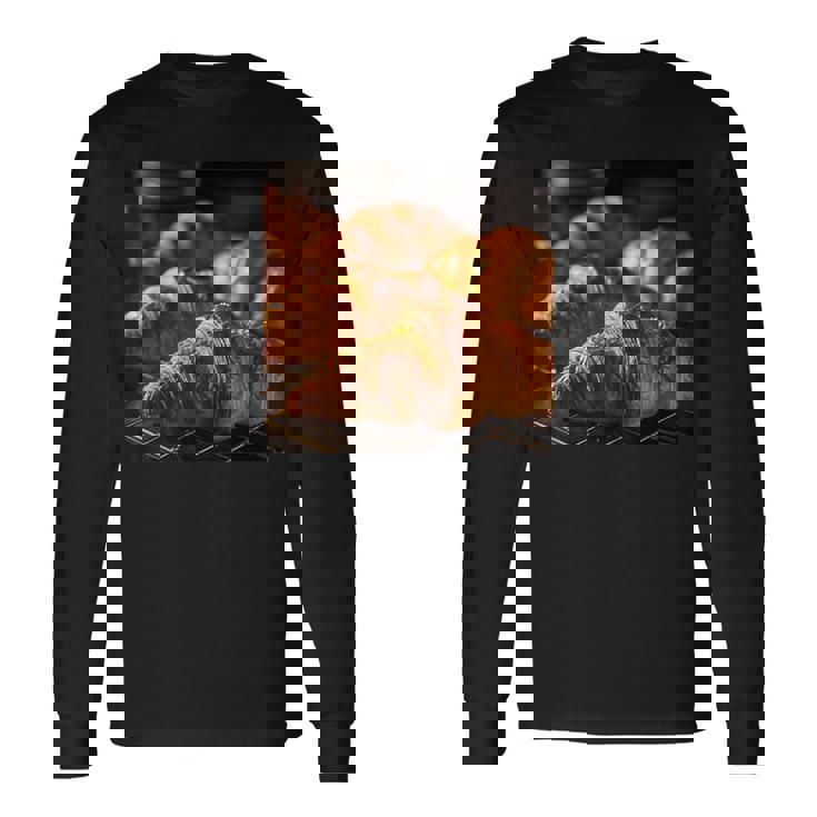 焼きたてのクロワッサン 長袖Tシャツ