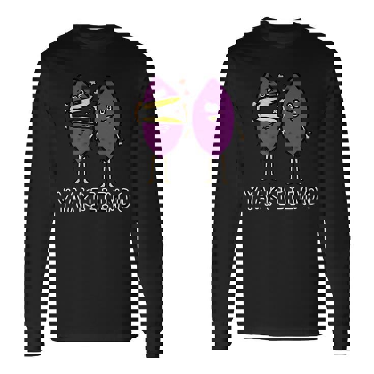 焼き芋さん 長袖Tシャツ