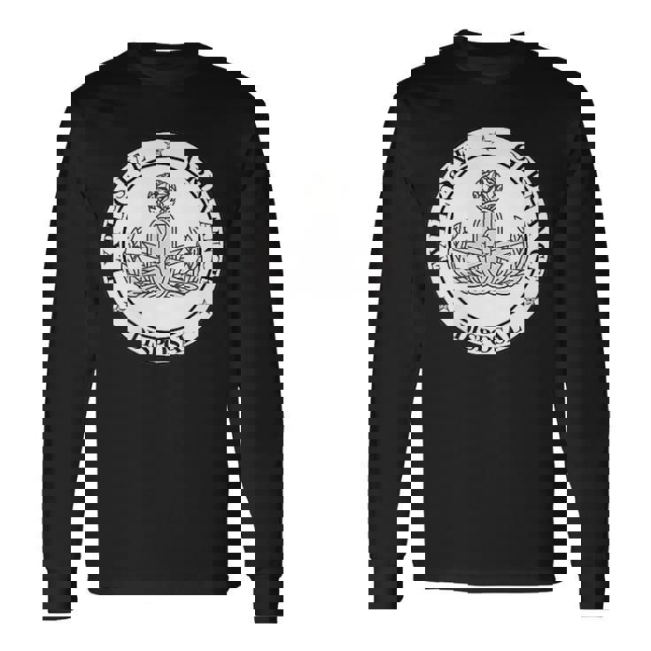 爆発的兵器処分 Eod Master 海軍記章tシャツ 長袖Tシャツ