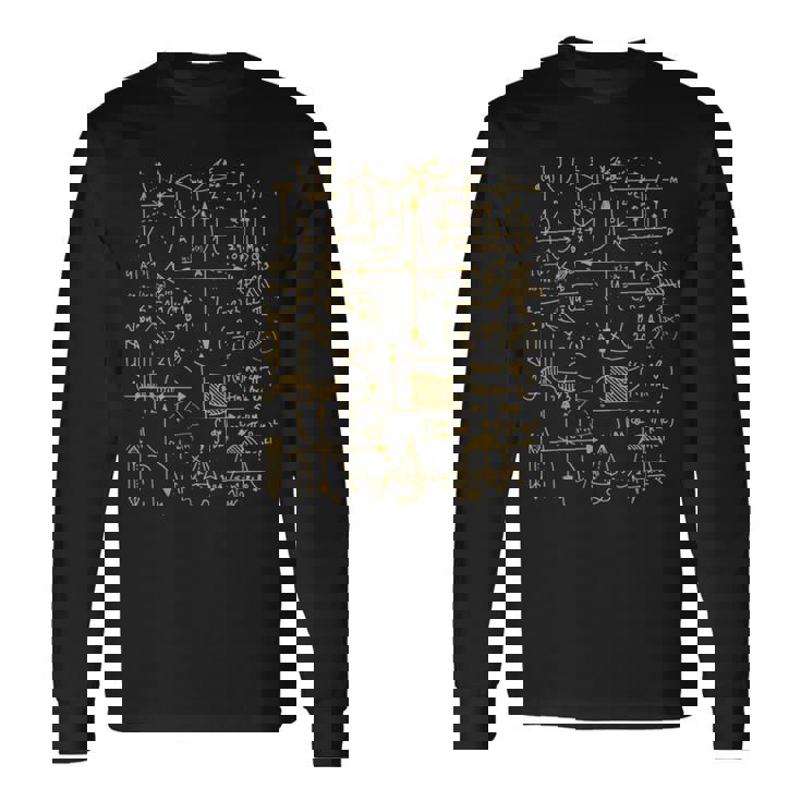 物理学 数学 物理学者 数学 関数グラフ 長袖Tシャツ