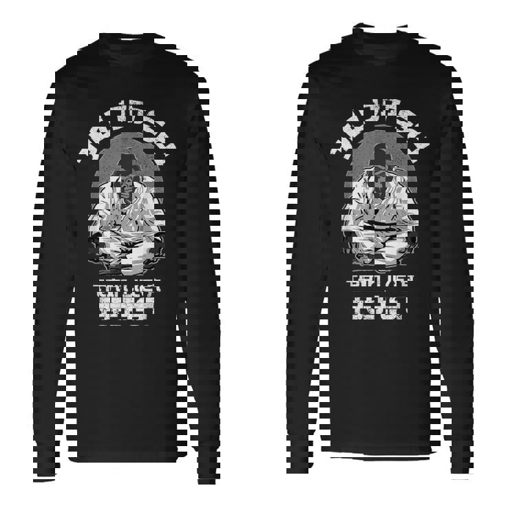 獣柔術、Bjjグラップリング総合格闘技ゴリラのようなトレーニング。 長袖Tシャツ ギフトのアイデア