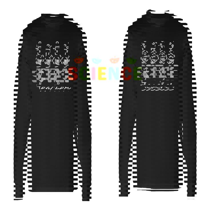 理科 先生 おもしろい 科学者 実験室 化学 先生 長袖Tシャツ