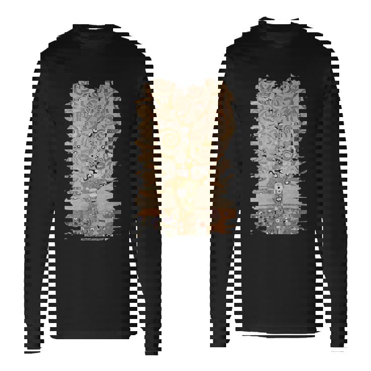 生命の木 グスタフ・クリムト 長袖Tシャツ