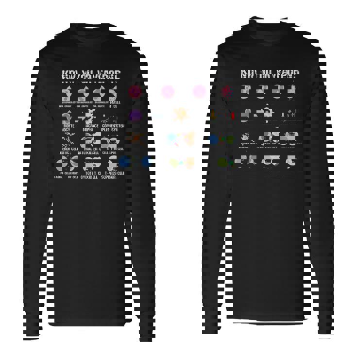 生物微生物学シャツ ウイルス遺伝子酵素ギフトアイデア 長袖Tシャツ