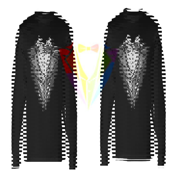 男の子、子供、男性用の幼児用タキシードコスチューム。かわいいレインボータキシード。 長袖Tシャツ