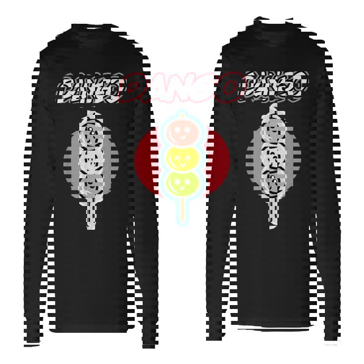 男女兼用のダンゴデザイン ダンゴ 長袖Tシャツ