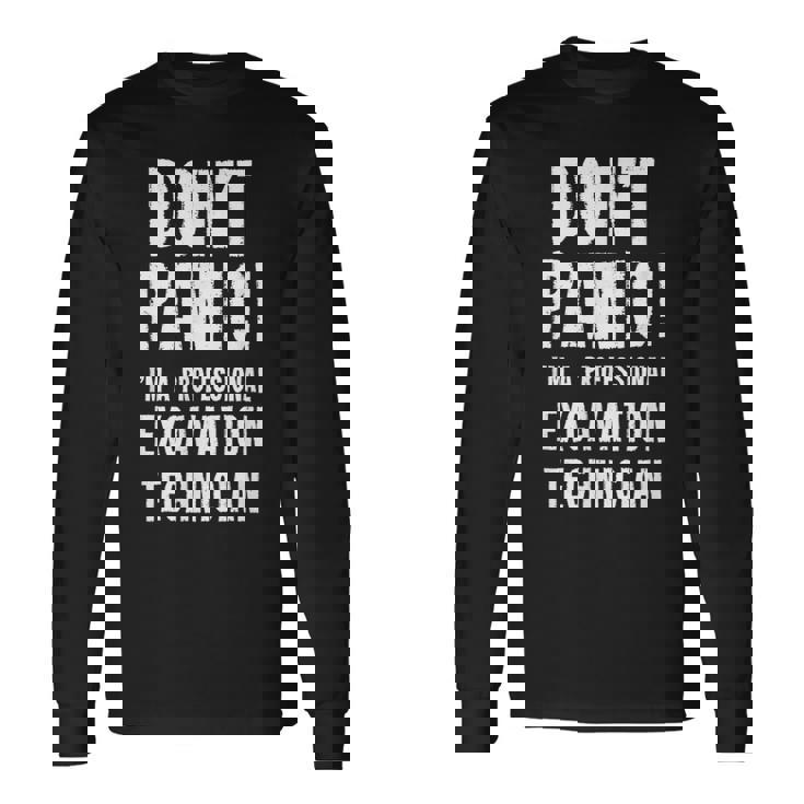 発掘技術者 長袖Tシャツ