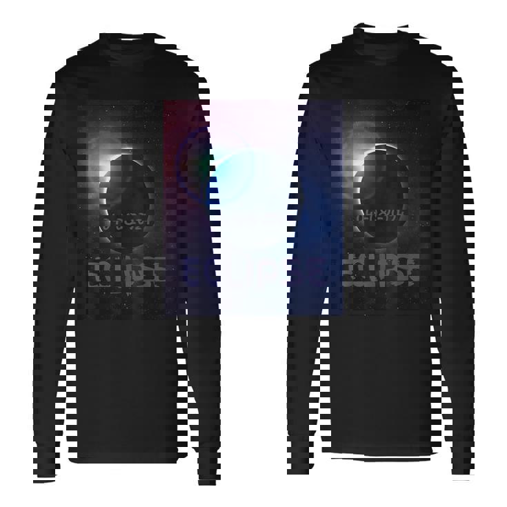 皆既日食 2024 長袖Tシャツ