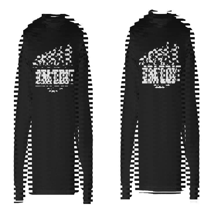 皮膚科医の進化 長袖Tシャツ