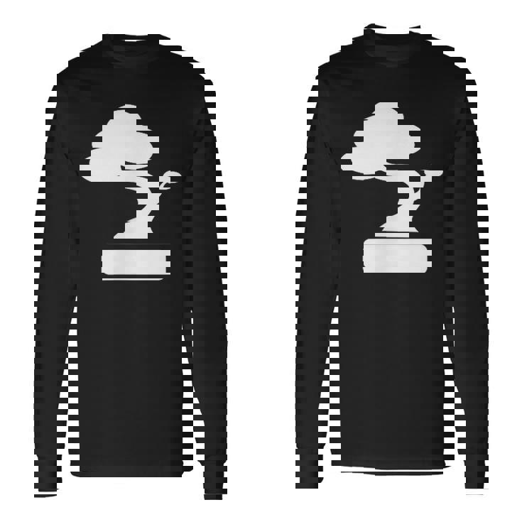 盆栽-ケンガイホキダチマツジュニパー盆栽 長袖Tシャツ